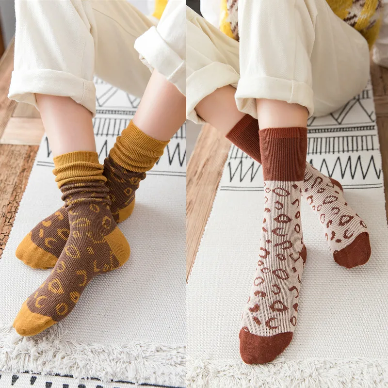 Leopard Women Long Socks Fashion Personality Comfortable Wild 2019 Autumn New Breathable Deodorant Patchwork Student Socks Women
Leopard Women Long Socks Fashion Personality Comfortable Wild 2019 Autumn New Breathable Deodorant Patchwork Student Socks Women