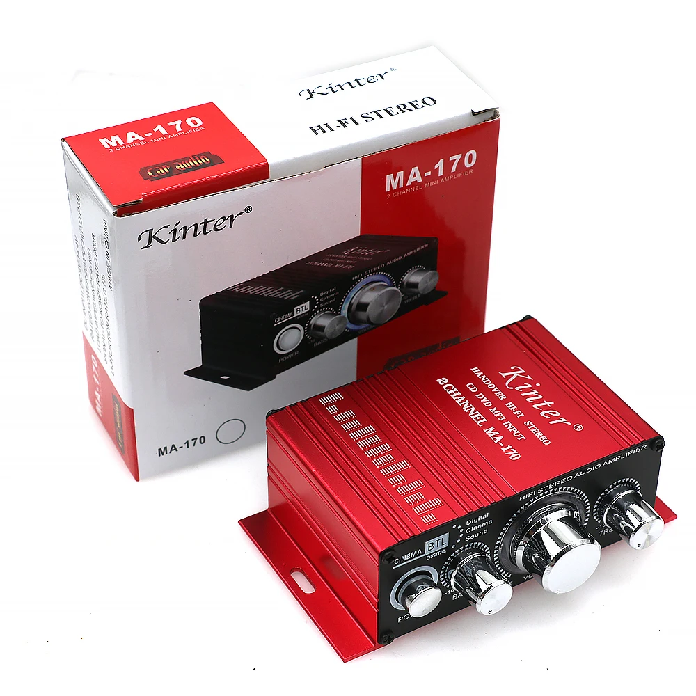 Hi-fi стерео усилитель MA170, 12 В постоянного тока, 2 канала, LED, музыка, MP3, высокие басы, аудио, автомобильная Колонка «сделай сам», Аркадный Игровой шкаф, 10 шт./партия
Hi-fi стерео усилитель MA170, 12 В постоянного тока, 2 канала, LED, музыка, MP3, высокие басы, аудио, автомобильная Колонка «сделай сам», Аркадный Игровой шкаф, 10 шт./партия