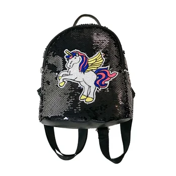 Sequin Decorated Cute Pony Unicorn Backpack Large Capacity Girls Personality Bags Shoulder Bag(Black)
Sequin Decorated Cute Pony Unicorn Backpack Large Capacity Girls Personality Bags Shoulder Bag(Black)