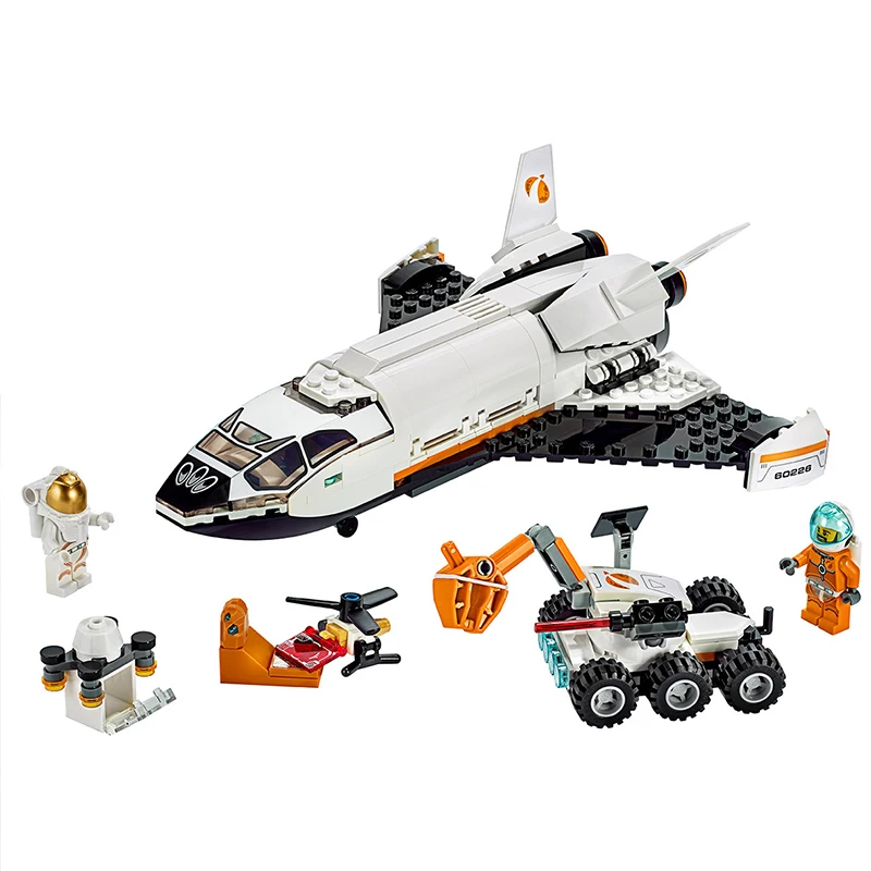 273pcs Lepining City Space series Technology Marss Research Shuttle Building blocks bricks Children's Christmas toy gift 60226
273pcs Lepining City Space series Technology Marss Research Shuttle Building blocks bricks Children's Christmas toy gift 60226