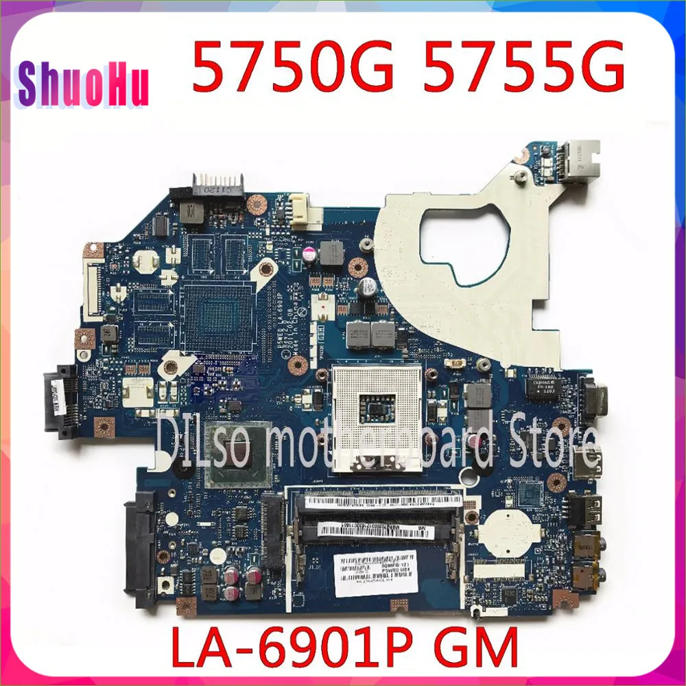 KEFU P5WE0 LA-6901P HM65 Original Test Motherboard For Acer 5750 5750G 5755 5755G Laptop DDR3 PAVILION | Компьютеры и офис