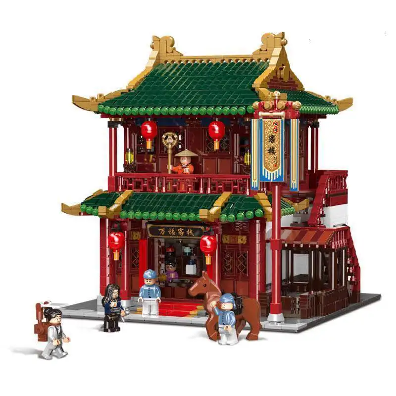 01022 3046Pcs Chinese architecture The Wanfu Inn Set Building Blocks Bricks Kids Toys Birthday Christmas Gifts
01022 3046Pcs Chinese architecture The Wanfu Inn Set Building Blocks Bricks Kids Toys Birthday Christmas Gifts