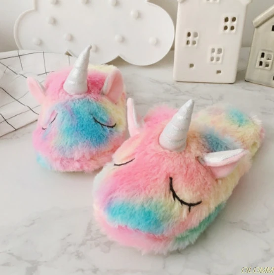 2021 new cute colorful velvet unicorn plush shoes women home indoor winter rainbow unicorn slippers Waterproof non-slip shoes
2021 new cute colorful velvet unicorn plush shoes women home indoor winter rainbow unicorn slippers Waterproof non-slip shoes