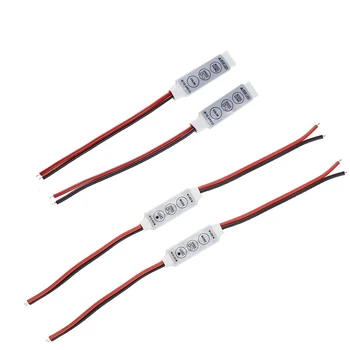Mini 3 Keys LED RGB Controller 12V Brightness Dimmer For 5050 3528 Single Color Or RGB Led Strip Light JQ
Mini 3 Keys LED RGB Controller 12V Brightness Dimmer For 5050 3528 Single Color Or RGB Led Strip Light JQ