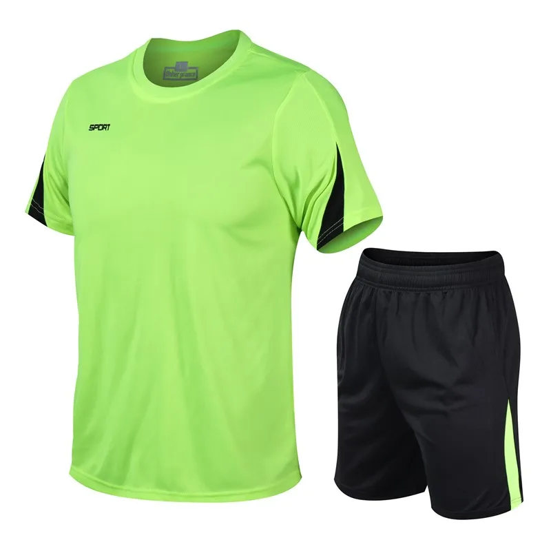 Sportsuits Men Summer Running Jogging Exercise Training Suits Contrast Color Brand Tracksuit Male 2 Pieces Short sleeve Pant Man
Sportsuits Men Summer Running Jogging Exercise Training Suits Contrast Color Brand Tracksuit Male 2 Pieces Short sleeve Pant Man