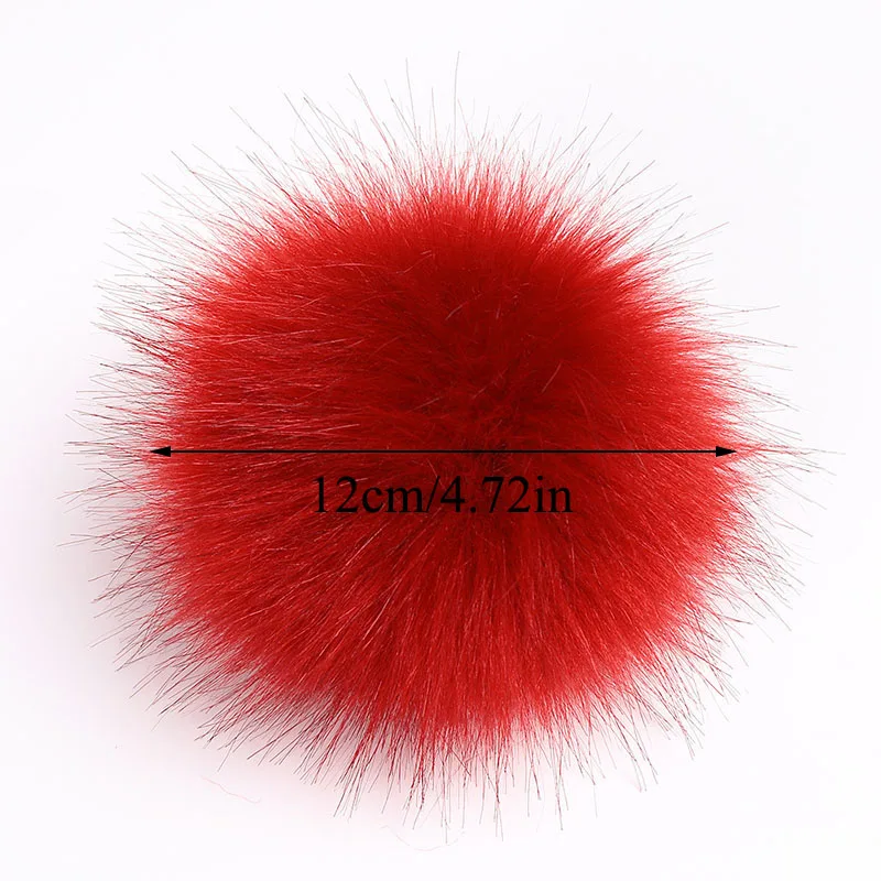 

Hot 12cm DIY Real Raccoon Fur Pom Poms Balls Fox Fur Pompoms Natural Fur Pompon For Hats Bags Scarves Accessories Wholesale