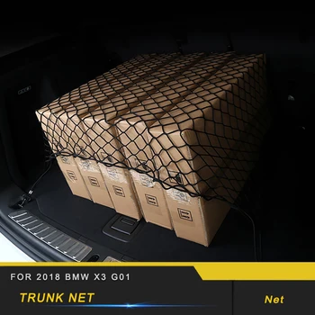 For 2018 BMW X3 G01 X4 G02 Car Styling Trunk Rear Seat String Net Mesh Storage Bag Pocket Cage Automobile Organizer
For 2018 BMW X3 G01 X4 G02 Car Styling Trunk Rear Seat String Net Mesh Storage Bag Pocket Cage Automobile Organizer
