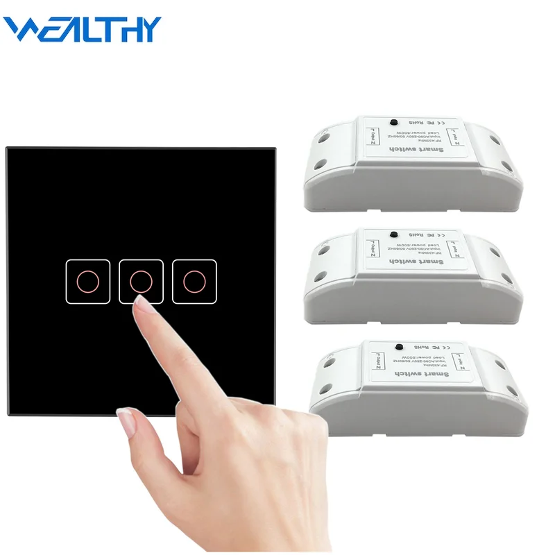 1/2/3 gang RF433 Wireless Smart Switch Sticker Remote Control Receiver For Home Renovation Use For Wall Ceiling Lamp Smart Home
1/2/3 gang RF433 Wireless Smart Switch Sticker Remote Control Receiver For Home Renovation Use For Wall Ceiling Lamp Smart Home