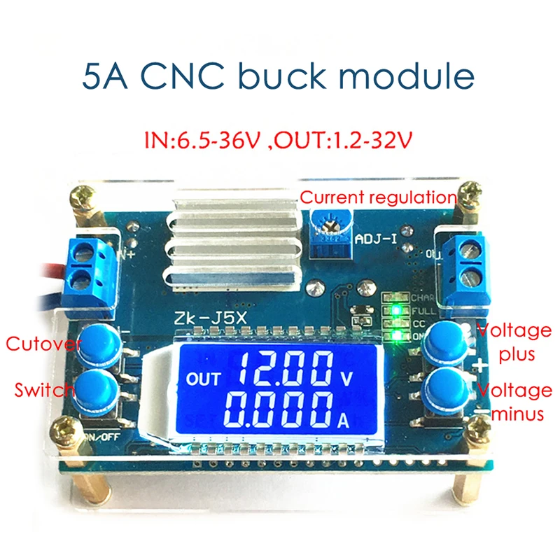 6.5-36V To 1.2-32V Power Supply Module DC To DC Converter Step Down Voltage Regulator Converter Reducerwith Case Heatsink
6.5-36V To 1.2-32V Power Supply Module DC To DC Converter Step Down Voltage Regulator Converter Reducerwith Case Heatsink