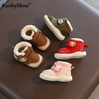 Kushyshoo Children's Shoes 2020 Thicken Plus Velvet Snow Boots Kids Fashion Hook&loop Non-slip All-match Multicolor Cotton Shoes
Kushyshoo Children's Shoes 2020 Thicken Plus Velvet Snow Boots Kids Fashion Hook&loop Non-slip All-match Multicolor Cotton Shoes