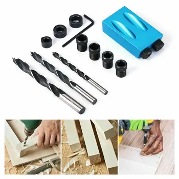 15pcs 15° Pocket Hole Jig Kit Screw Dowel Drill Set Locator Joint Hole Tool Brand New And High Quality 2020 New
15pcs 15° Pocket Hole Jig Kit Screw Dowel Drill Set Locator Joint Hole Tool Brand New And High Quality 2020 New