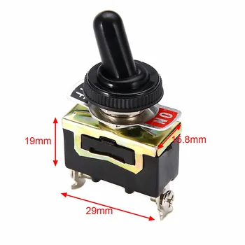 Durable Miniature SPST Toggle Switch 12V Small Heavy Duty On Off Toggle Flick Switch with Waterproof Cover for Switching Circuit
Durable Miniature SPST Toggle Switch 12V Small Heavy Duty On Off Toggle Flick Switch with Waterproof Cover for Switching Circuit