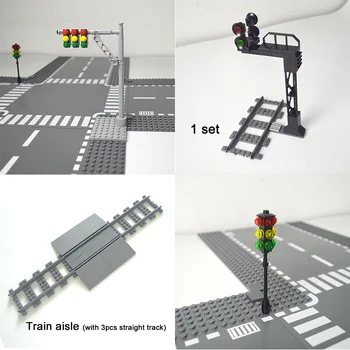 City train traffic light multiple car crossing signal light building block Accessories flat set Compatible All Brands city train
City train traffic light multiple car crossing signal light building block Accessories flat set Compatible All Brands city train