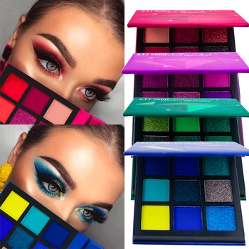 9 Colors Metal Pearlescent Matte Eyeshadow Pallete Brushes Shimmer Pigmented Diamond Eye Shadow Palette Make Up Maquillage
9 Colors Metal Pearlescent Matte Eyeshadow Pallete Brushes Shimmer Pigmented Diamond Eye Shadow Palette Make Up Maquillage