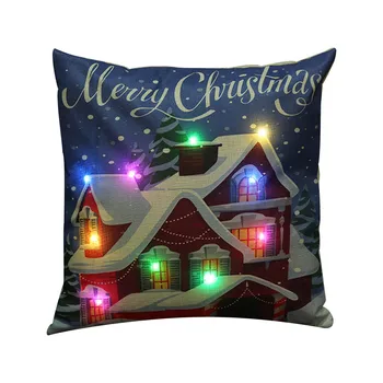 Christmas Pillow Casecolor Lights Christmas Pillow Led Lights Pillow Creative Printing Linen Decorative Cushions For Sofa Cojine 
Christmas Pillow Casecolor Lights Christmas Pillow Led Lights Pillow Creative Printing Linen Decorative Cushions For Sofa Cojine