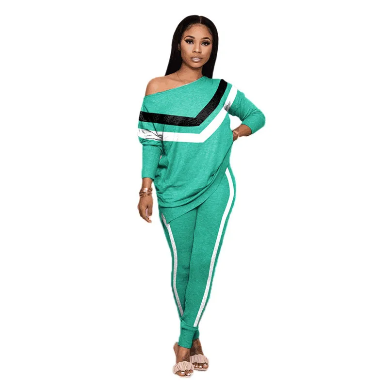 Women's Single Color Stripes Suit Autumn European and American Women's Plus Size Long-Sleeved Top Pencil Pants Two-Piece Set
Women's Single Color Stripes Suit Autumn European and American Women's Plus Size Long-Sleeved Top Pencil Pants Two-Piece Set