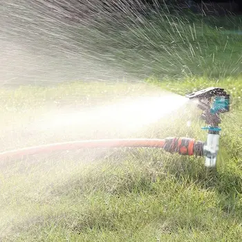 360 Degree Rotary Irrigation Sprayer Sprinkler For Lawn Garden Yard Golf Grass Metal Impulse Spike Hose Water Sprinkler Sprayer
360 Degree Rotary Irrigation Sprayer Sprinkler For Lawn Garden Yard Golf Grass Metal Impulse Spike Hose Water Sprinkler Sprayer