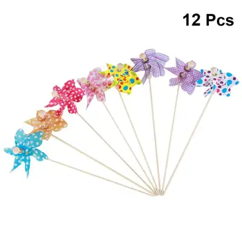 12pcs Adorable Dots Stripe Pattern Pinwheel Handhold Hexagonal Windmill Colorful Toy for Kids (Random Color)
12pcs Adorable Dots Stripe Pattern Pinwheel Handhold Hexagonal Windmill Colorful Toy for Kids (Random Color)