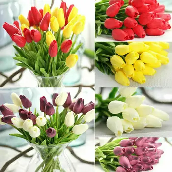 20pcs Artificial Tulip PU Fake Flower Latex Real Touch Bouquet Silk Flowers For Wedding Bridal Party Home Floral Decor Plants
20pcs Artificial Tulip PU Fake Flower Latex Real Touch Bouquet Silk Flowers For Wedding Bridal Party Home Floral Decor Plants