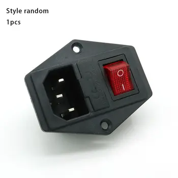 Power switch AC 3pin AC power socket with red triple rocker switch tripod copper feet with 3d protection printer fuse random
Power switch AC 3pin AC power socket with red triple rocker switch tripod copper feet with 3d protection printer fuse random