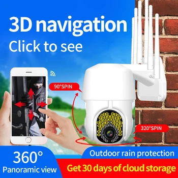 1080P Outdoor Wifi PTZ IP Camera 2MP Ip Camera Outdoor Security IP66 Waterproof Cctv Camera
1080P Outdoor Wifi PTZ IP Camera 2MP Ip Camera Outdoor Security IP66 Waterproof Cctv Camera