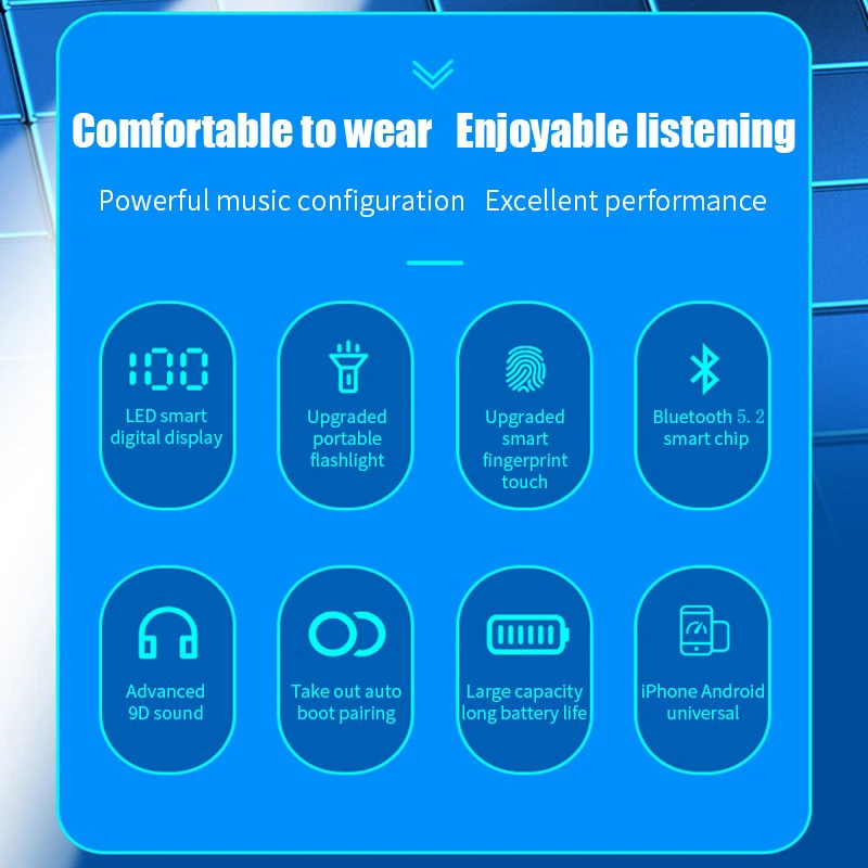 N21 TWS Pantalla táctil digital Auriculares bluetooth Auriculares TWS N21 TWS Pantalla táctil digital Auriculares bluetooth Auriculares TWS