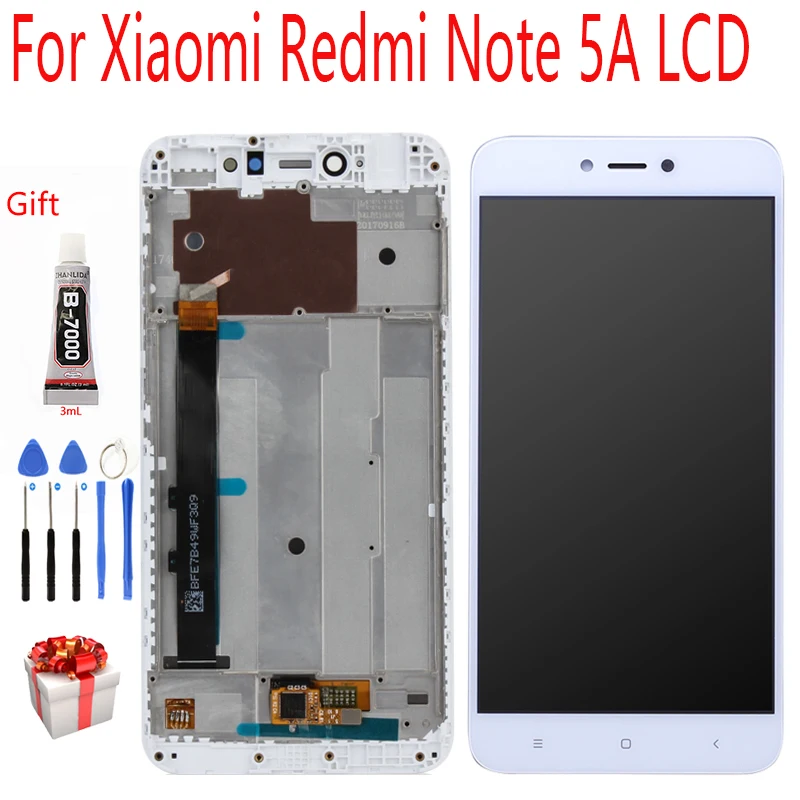 Display For Xiaomi Redmi Note 5A LCD Display With Frame Touch Screen Display On Redmi Note 5A Display Assembly Free Tools
Display For Xiaomi Redmi Note 5A LCD Display With Frame Touch Screen Display On Redmi Note 5A Display Assembly Free Tools