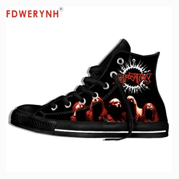 Men's Canvas Casual Shoes Suffocation Band Metal Music Customize Pattern Color High Top Lace Up Lightweight Footwear For Men
Men's Canvas Casual Shoes Suffocation Band Metal Music Customize Pattern Color High Top Lace Up Lightweight Footwear For Men