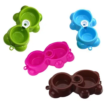 2020 Pet Dog Cat Dish Water Food Feeder Bowl Fountain Bear Double Bowl Hot Puppy Dog Cat Bowl Pet Supplies Dropshipping #Y5 
2020 Pet Dog Cat Dish Water Food Feeder Bowl Fountain Bear Double Bowl Hot Puppy Dog Cat Bowl Pet Supplies Dropshipping #Y5