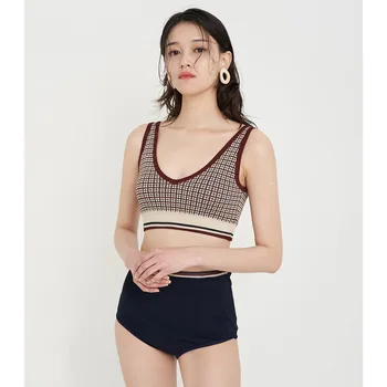 Swimsuit Fused Women's Swimwear Separate Woman Two Piece Swimsuits Pieces Summer Sexy Vintage Knitting Japanese Neck Backless
Swimsuit Fused Women's Swimwear Separate Woman Two Piece Swimsuits Pieces Summer Sexy Vintage Knitting Japanese Neck Backless