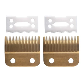 2 Set Clippers Blades Replacement for Wahl 8504 Professional Animal Standard Adjustable Blade Set,Ceramic Dog Blade Set 
2 Set Clippers Blades Replacement for Wahl 8504 Professional Animal Standard Adjustable Blade Set,Ceramic Dog Blade Set