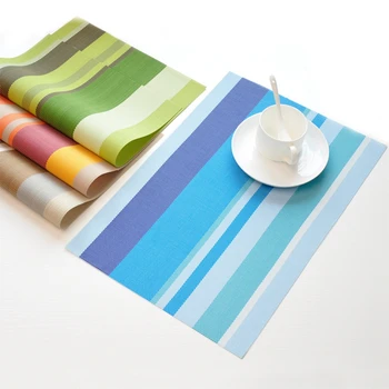 PVC Colorful Heat-Proof Restaurant Place Mat Washable Multi-purpose coasters Thicken Insulation Table mat
PVC Colorful Heat-Proof Restaurant Place Mat Washable Multi-purpose coasters Thicken Insulation Table mat