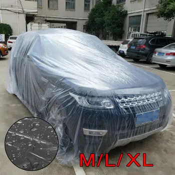 1pc Universal Car Indoor Outdoor Full Cover Clear Plastic Seamless Waterproof Dustproof Disposable Car-styling Car Cover
1pc Universal Car Indoor Outdoor Full Cover Clear Plastic Seamless Waterproof Dustproof Disposable Car-styling Car Cover