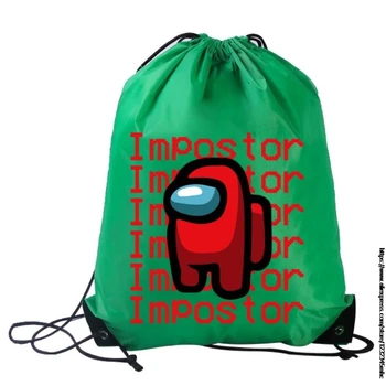 Game Among Us Drawstring Pocket Bag Sports Waterproof Backpack Color sport backpack for Boys Girls School Party
Game Among Us Drawstring Pocket Bag Sports Waterproof Backpack Color sport backpack for Boys Girls School Party