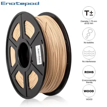 Enotepad WOOD 1.75mm 1KG 3D Printer Filament +-0.02MM Tolerance No-toxic WOOD 100% No Bubble With Vacuum Packaging Fast Shipping
Enotepad WOOD 1.75mm 1KG 3D Printer Filament +-0.02MM Tolerance No-toxic WOOD 100% No Bubble With Vacuum Packaging Fast Shipping