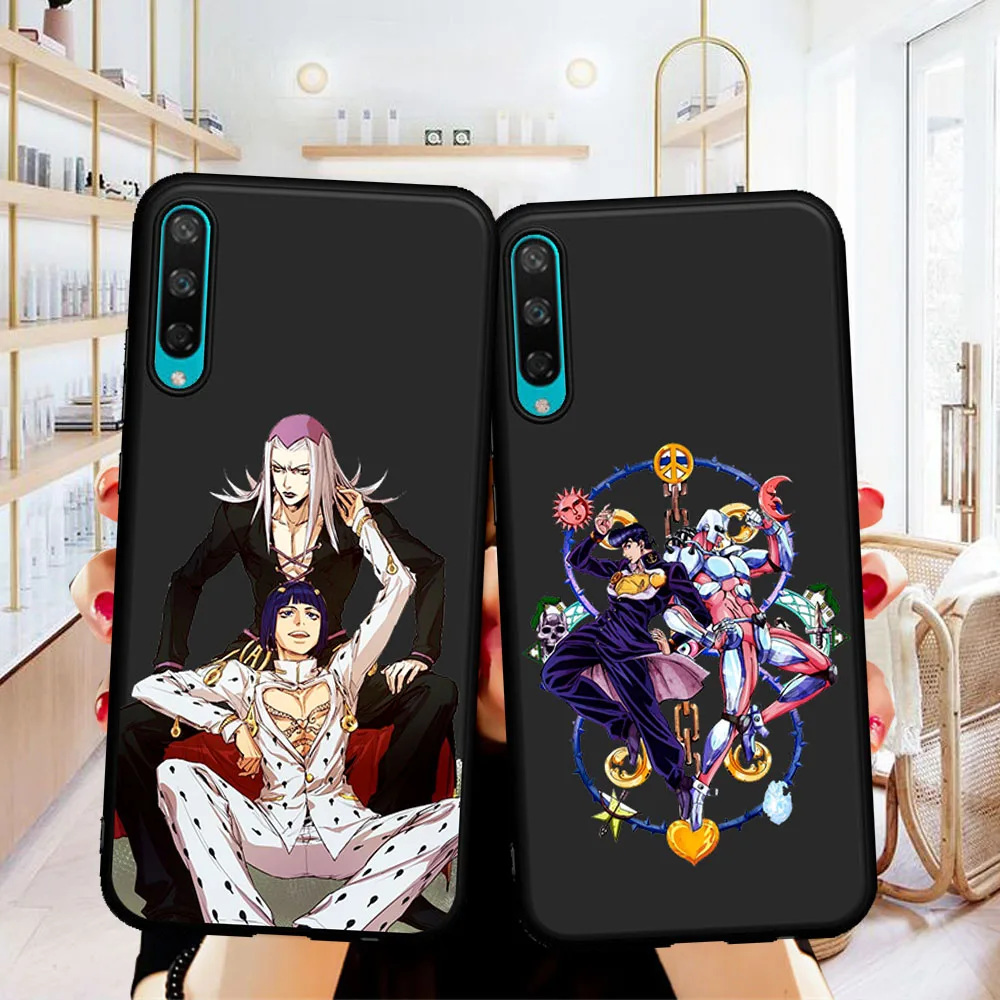 

For Huawei Honor 8 9 10 Lite 8X 8A 8C 8S 9X 10i 20i V20 Honor 20 9X Pro luxury TPU Soft Phone Shell JoJo Bizarre Adventure etui