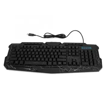 104-Key Wired Gaming Keyboard A878 English Three-Color Backlight for Win7 / 8 / Vista / XP / 2000
104-Key Wired Gaming Keyboard A878 English Three-Color Backlight for Win7 / 8 / Vista / XP / 2000