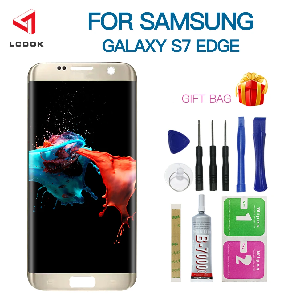 100% Tested LCD For Samsung Galaxy S7 Edge G935 G935F LCD Display Touch Screen Digitizer Assembly Panel Pantalla with Frame
100% Tested LCD For Samsung Galaxy S7 Edge G935 G935F LCD Display Touch Screen Digitizer Assembly Panel Pantalla with Frame
