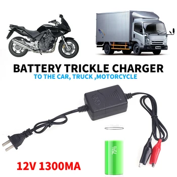 Trickle Charger Lead Acid Battery Charger Portable Battery Charger Motorcycle Fast Charge Black 12V 1.3A Lightweight
Trickle Charger Lead Acid Battery Charger Portable Battery Charger Motorcycle Fast Charge Black 12V 1.3A Lightweight