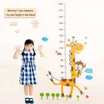 Cartoon Giraffe Monkey Height Measure Wall Stickers For Kids Room Growth Chart Children Bedroom Nursery Room Decor Wall Decal
Cartoon Giraffe Monkey Height Measure Wall Stickers For Kids Room Growth Chart Children Bedroom Nursery Room Decor Wall Decal