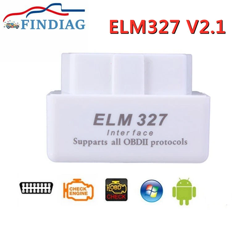 ELM327 V2.1 считыватель кодов интерфейс OBD2 инструмент для диагностики подключения