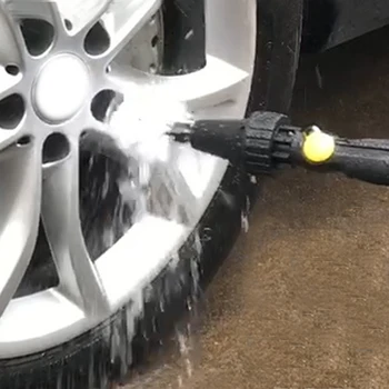 

Car Tire Wheel Brush Automatic Car Wash Brush Water-powered Turbine for Rims Engines Bikes Equipment Furniture Cleaning Durable