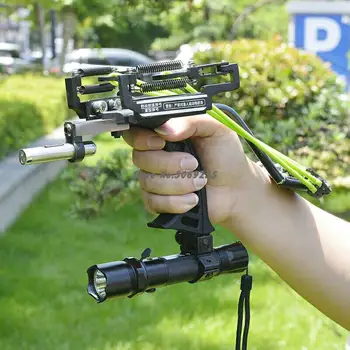 Powerful Profesional Adjustable Stainless Hunting Slingshot With Spring High Velocity Catapult Outdoor Slingshots
Powerful Profesional Adjustable Stainless Hunting Slingshot With Spring High Velocity Catapult Outdoor Slingshots