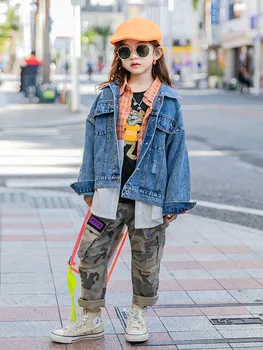 Girls' Denim Clothing 2020 New Style Korean-style Western Style Children Big Boy Spring And Autumn GIRL'S Loose-Fit Jeans Coat
Girls' Denim Clothing 2020 New Style Korean-style Western Style Children Big Boy Spring And Autumn GIRL'S Loose-Fit Jeans Coat