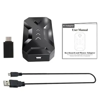 K1 Game Controllers Adapter USB Converter Video Game Keyboard Mouse Adapter for Switch XBOXONE PS4 PS3 Gaming Accessory
K1 Game Controllers Adapter USB Converter Video Game Keyboard Mouse Adapter for Switch XBOXONE PS4 PS3 Gaming Accessory