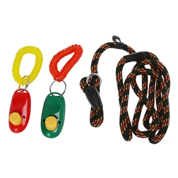 2Pcs Training Clicker I Click Clickers with Wrist Band Strap & 1Pcs Leash Dog Collar Animal Training 10Mm Nylon
2Pcs Training Clicker I Click Clickers with Wrist Band Strap & 1Pcs Leash Dog Collar Animal Training 10Mm Nylon