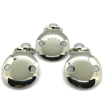 25pcs Small Loop 5mm Silver Color 2 Holes Suspender Clips Pacifier Clips Rack Plating EN 12586
25pcs Small Loop 5mm Silver Color 2 Holes Suspender Clips Pacifier Clips Rack Plating EN 12586