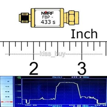 433MHz Bandpass Filter Band Pass;with 8MHz Bandwidth for aircraft UAV SMA remote control Model airplane
433MHz Bandpass Filter Band Pass;with 8MHz Bandwidth for aircraft UAV SMA remote control Model airplane