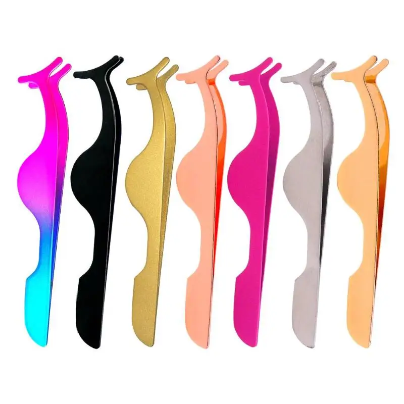 Metal False Eye Lash Tweezers Eyelashes Auxiliary Clips Women Beauty Makeup Tool Convenient and Fast Auxiliaries to Wear
Metal False Eye Lash Tweezers Eyelashes Auxiliary Clips Women Beauty Makeup Tool Convenient and Fast Auxiliaries to Wear