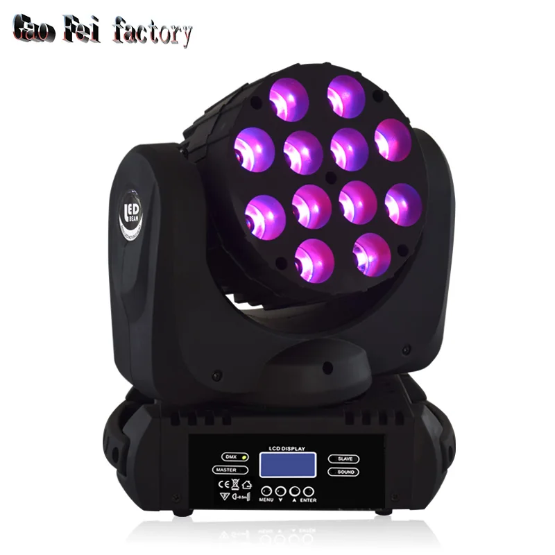 LED Moving Head Mini wash 12x12w RGBW Quad with advanced 16 channels LED beam effect stage light
LED Moving Head Mini wash 12x12w RGBW Quad with advanced 16 channels LED beam effect stage light